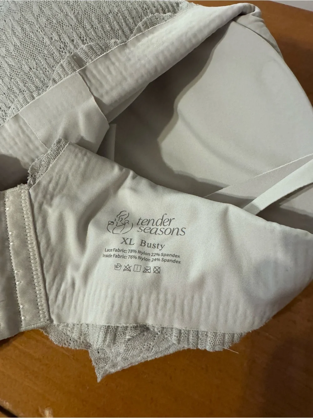 Tender Seasons Grey Nursing Bra